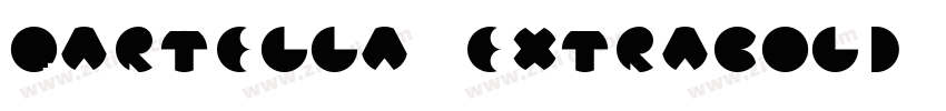 Qartella ExtraBold字体转换